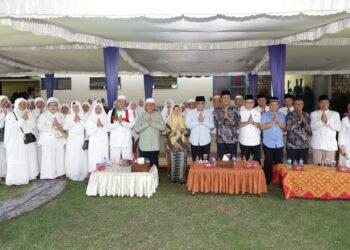 Susanti Dewayani Menghadiri Acara Temu Pisah Jamaah Haji KBIHU Bathnul Wadi