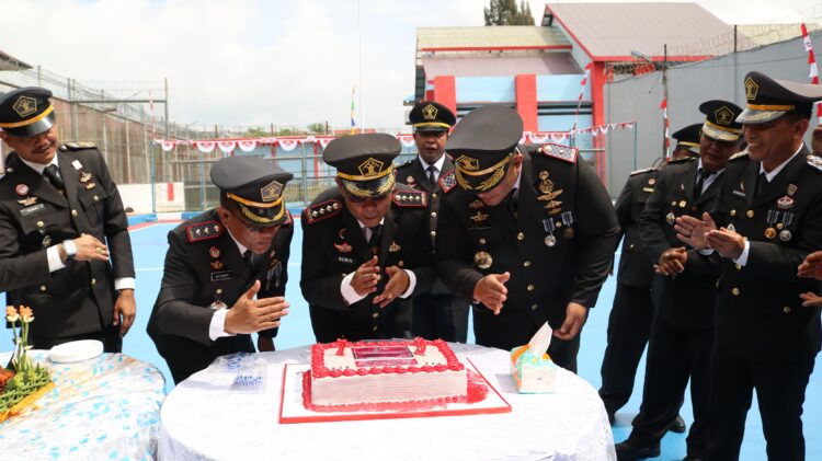 Lapas Kelas IIA Pematangsiantar Laksanakan Upacara dan Syukuran Hari Pengayoman ke 79 Tahun 2024