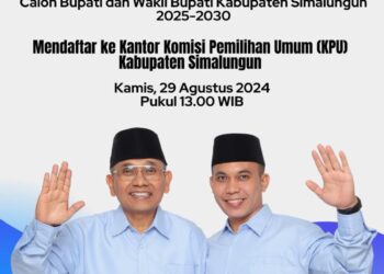 Kamis ini Daftar ke KPU, Anton-Benny Mohon Doa dan Dukungan Masyarakat Simalungun
