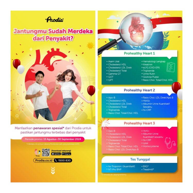 Pastikan Degup Jantung Sehat, Sambut Kemerdekaan Bersama Orang Terdekat