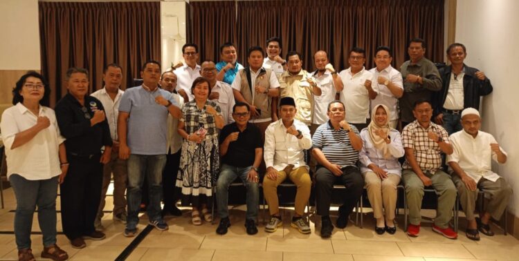 Partai Gerindra, Nasdem, Demokrat dan Gelora Menyatukan Persepsi Kemenangan Wesly Silalahi – Herlina