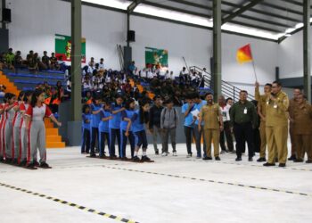 Pemko Pematangsianțar Gelar Pertandingan Olahraga Tradisional Tingkat Pelajar di GOR Merdeka Suzuya Mal