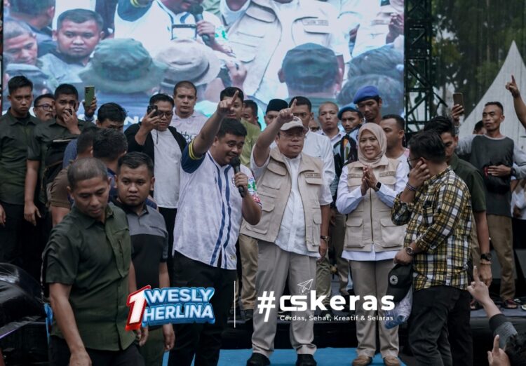 Bobby Nasution ; “Untuk Siantar Lebih Baik, Pilih Wesly – Herlina”