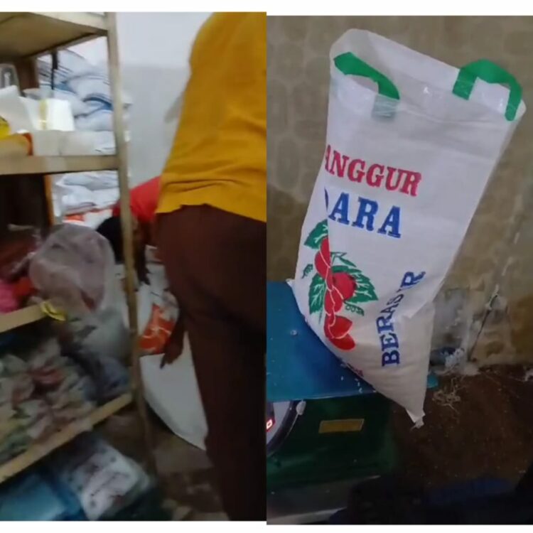 Rensius Pasaribu Akui Kemas Ulang Beras Bulog ke dalam Karung Beras Buah Anggur SAUDARA
