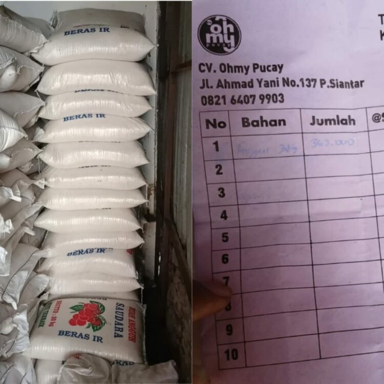 Setiap Bulan Beli 3 Ton Beras dari Rensius Pasaribu. Akau/Acai Memproduksi Mie Hun Serasi Gunakan Beras Bulog