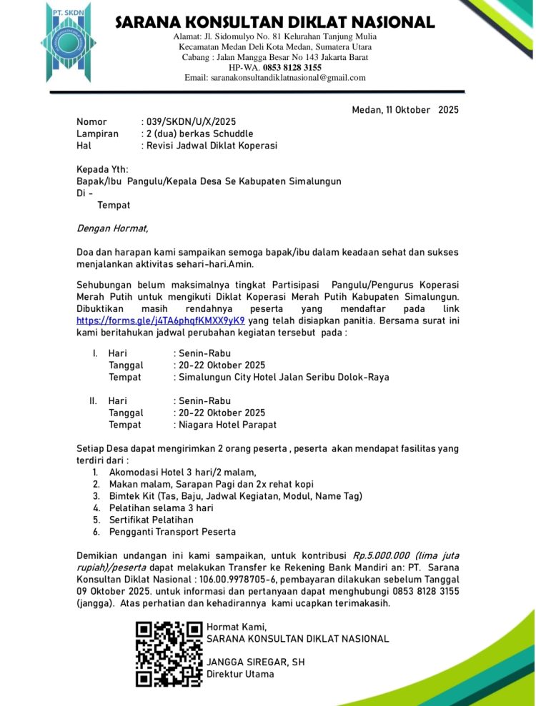 Diklat KMP Berbiaya 10 Juta/Nagori. Direstui Bupati, Dikeluhkan Pangulu