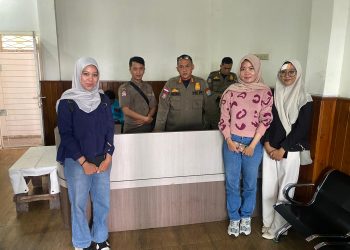 Satpol PP Pantau Kenyamanan dan Keamanan Revitalisasi Kawasan Wisata BKB Palembang