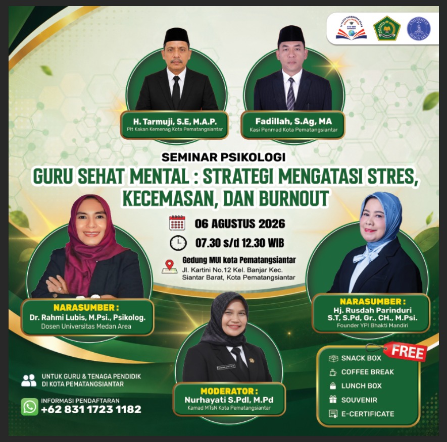 Melalui Seminar Psikologi, YPI Bhakti Mandiri Ajak Tenaga Pendidik Peduli Kesehatan Mental