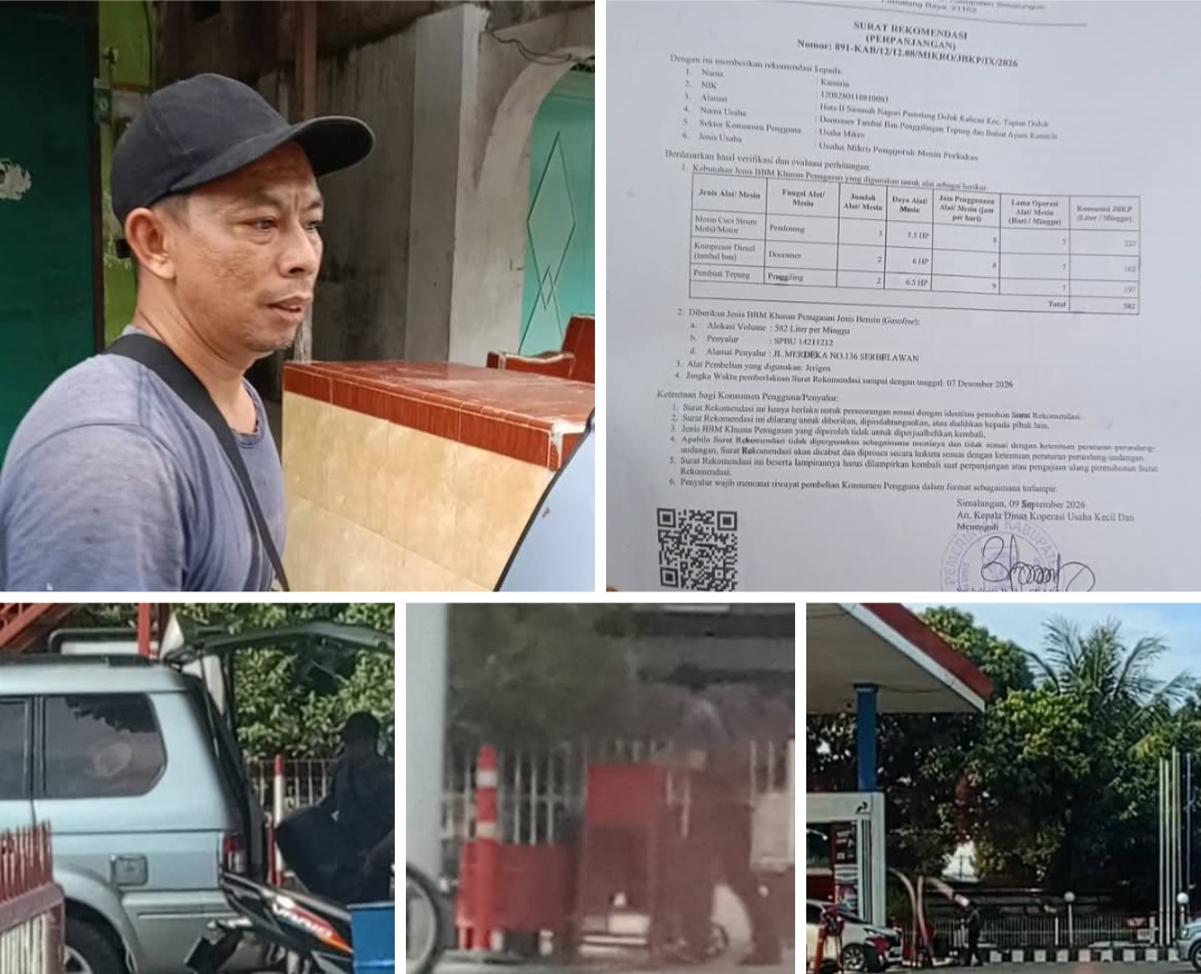 Mengungkap Rekayasa Surat Rekomendasi dan Kerjasama Pembelian BBM di SPBU Serbelawan
