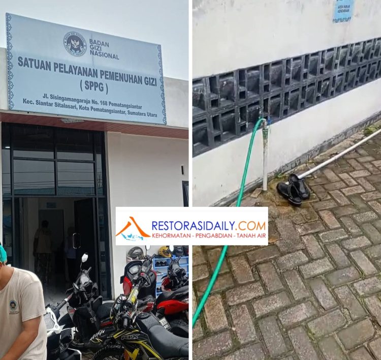 SPPG Bukit Sofa II Diduga Mencuri Air Instalasi Perumda Tirta Uli Pematangsiantar