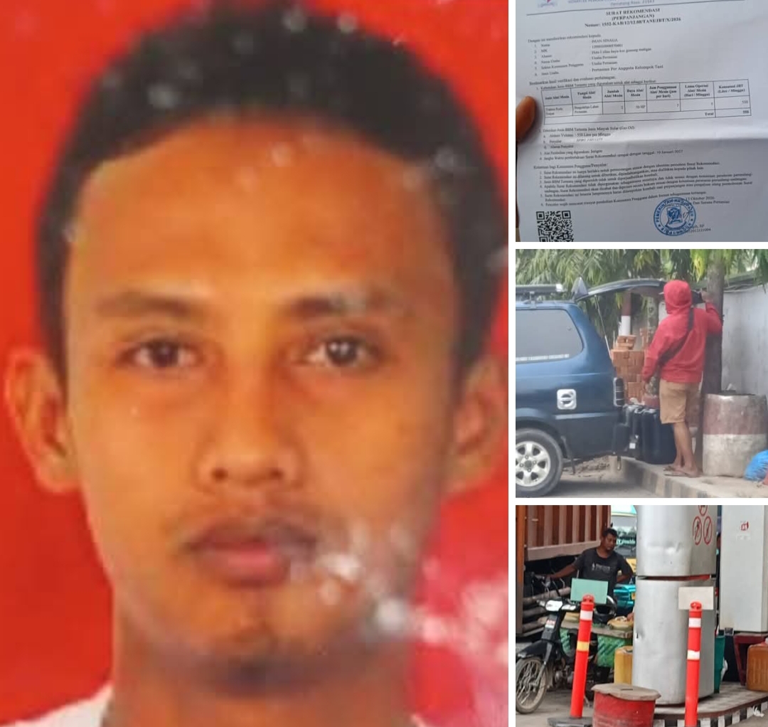 Diduga Mafia Solar, Iman Sinaga Memanfaatkan Rekomendasi Dinas Pertanian tapi Tidak Punya Mesin Pertanian