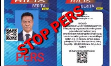 Stop PERS!!! Dihimbau Kepada Seluruh Instansi Pemerintah, Polri, TNI, Swasta. Bahwa Nama yang kami sebutkan atau cantumkan di bawah ini bukan lagi Wartawan rilisberita.com