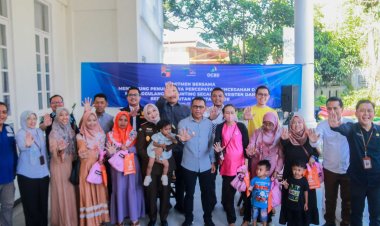 Saling Kolaborasi, 20 Anak Stunting dan Ibu Hamil Dapat Bantuan Makanan Tambahan
