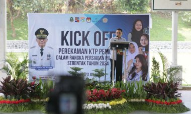 Kick Off Perekaman KTP Pemula, Wujud Komitmen Pemkot Sambut Pilkada