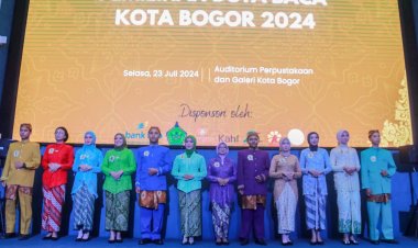 Tiga Duta Baca Kota Bogor Terpilih, Bunda Literasi Sematkan Selempang
