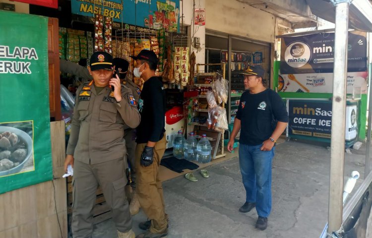 Babinsa Koramil 06-05/Bogor Utara Lakukan Pendampingan Sidak Kawasan Tanpa Rokok (KTR)