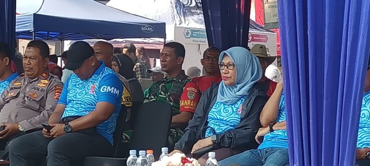 Babinsa Koramil 06-04/Bogor Barat Kawal Pengamanan Jalan Santai Dalam Rangka HUT Hari Koperasi Ke 77 Tahun