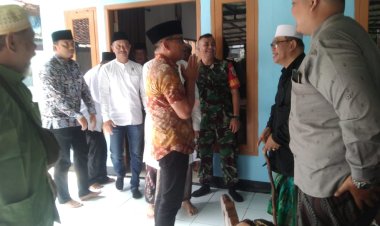 Babinsa Dampingi Danramil 06-05/Bogor Utara Hadiri Kunjungan Silaturahmi Pj. Walikota Bogor ke Ponpes Assogiri Tanah Baru