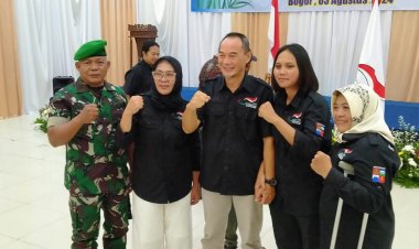 Danramil 06-06/Tanah Sareal Hadiri Pelantikan Pengurus Nasional Paralimpic Committe Of Indonesia NPCI Kota Bogor Masa Bakti 2024- 2029.