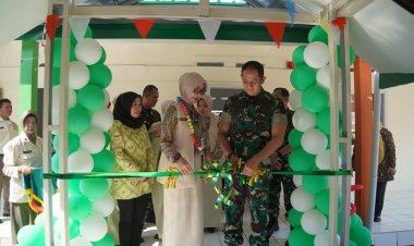 Peduli Pendidikan Anak Bangsa, Danrem 061/sk Resmikan Bangunan Sekolah TK Yayasan Kartika XIX-15