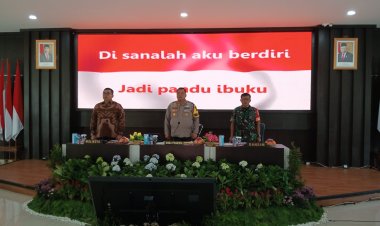 Danramil Jajaran Kodim 0606/Kota Bogor Hadiri Rapat kordinasi Lintas Sektoral Mantap Ops Praja 2024