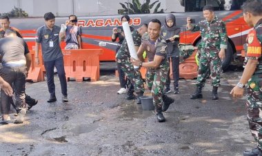 Meriahkan HUT Ke-79 Kemerdekaan RI, Anggota Koramil 06-03/Bogor Timur Ikut Perlombaan