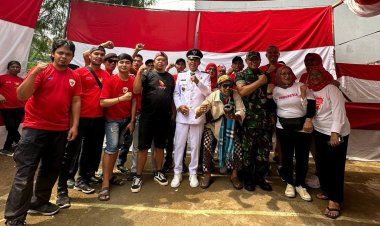 Babinsa Pantau Kegiatan Lomba Dalam Rangka Memperingati HUT RI Ke 79 Di Wilayah Binaan.