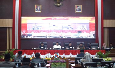 Gelar Rapat Paripurna, Pj Wali Kota Paparkan RAPBD 2025 dan Perubahan KUA-PPAS 2024