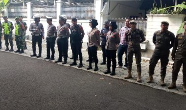 Terjunkan Personel Kodim 0606/Kota Bogor Dalam Apel Pengamanan  Pendaftaran Calon Walikota/Wakil Walikota Bogor