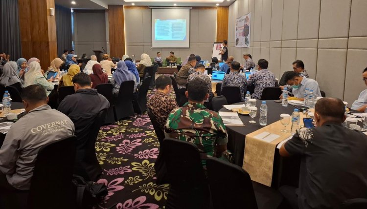 Babinsa Dampingi Pasiren Kodim 0606/KB, Hadiri Rapat  Konsultasi Publik 1 di Swiss belinn Hotel Bogor