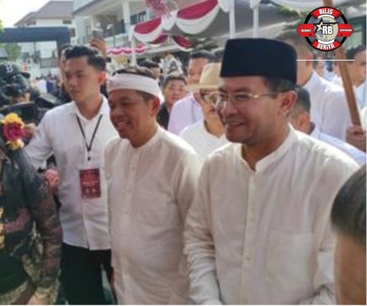 Dedi Mulyadi dan Erwan Setiawan Resmi Mendaftar Pilgub Jabar