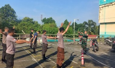 Babinsa Koramil 06-06/Tanah Sareal Laksanakan Bintahwil Bersama Scurity