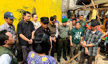Kota Bogor Dikepung Bencana, Pj Tinjau Lokasi Terdampak