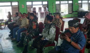 Babinsa Koramil 06-05/Bogor Utara Pantau Rapat Pleno Terbuka Rekapitulasi Daftar Pemilih Hasil Pemuktahiran ( DPHP )