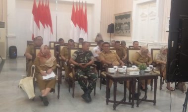 Babinsa Dampingi Danramil 06-01/Bogor Tengah Hadiri Rapat Virtual Koordinasi Pengendalian Inflasi Daerah