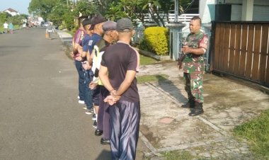 Babinsa Koramil 06-06/Tanah Sareal Laksanakan Bintahwil Bersama Scurity Tirta Mas