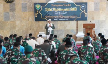 Danrem 061/Sk Hadiri Peringatan Maulid Nabi Muhammad SAW