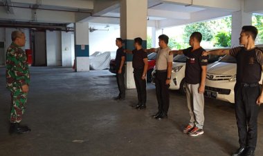 Babinsa Koramil 06-03/Bogor Timur Laksanakan Bintahwil Bersama Scurity