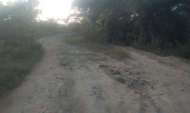 Warga Keluhkan Kondisi Jalan Desa Tanjungan Rusak Parah