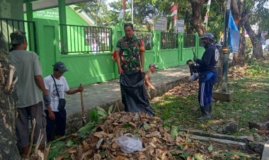 Karya Bakti Babinsa Koramil 06-01/Bogor Tengah Dorong Kepedulian Lingkungan