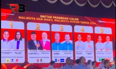 Lengkap ! Hasil Pengundian Nomor Urut Pilkada 2024 Kota Bogor.