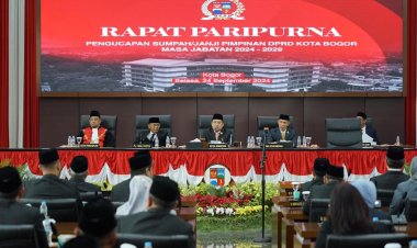 Pesan Pj Wali Kota untuk Pimpinan DPRD Kota Bogor 2024-2029