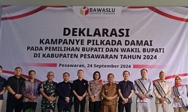 Nanda - Antonius Paslon Nomor Urut 2 Deklarasi Damai, Komitmen Bersama Menjaga Kondusifitas Di Bumi Andan Jejama