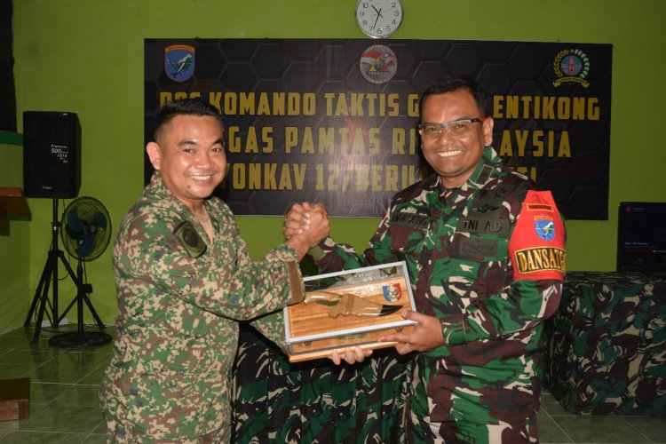 Syukuran Dan Doa Bersama Yonkav 12/BC di Perbatasan
