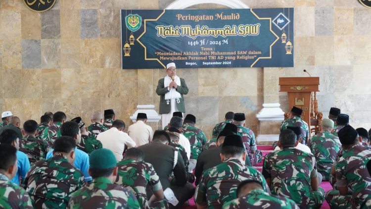 Danrem 061/Sk Hadiri Peringatan Maulid Nabi Muhammad SAW