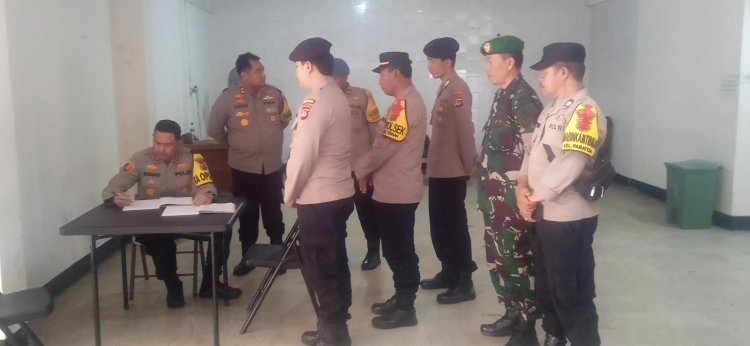 Babinsa Koramil 06-01/Bogor Tengah Monitoring Gudang Logistik Pilkada 2024