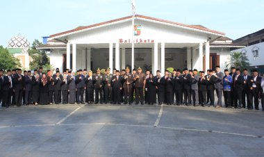 Dandim 0606/Kota Bogor Ikuti Upacara Hari Kesaktian Pancasila 2024 di Halaman Balaikota Bogor