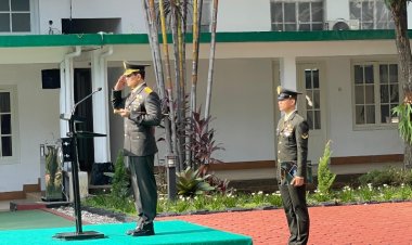 Danrem 061/Sk Pimpin Upacara Kesaktian Pancasila dan Laporan Korps Kenaikan Pangkat