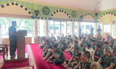 Danrem 061/Sk Hadiri Acara Do'a Bersama Dalam Rangka HUT TNI ke 79