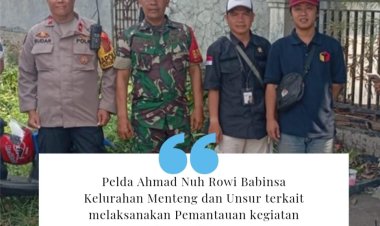 Babinsa Menteng, Pantau kegiatan Kampanye Cawalkot Bogor Nomor Urut 4  Rena Da Frina.